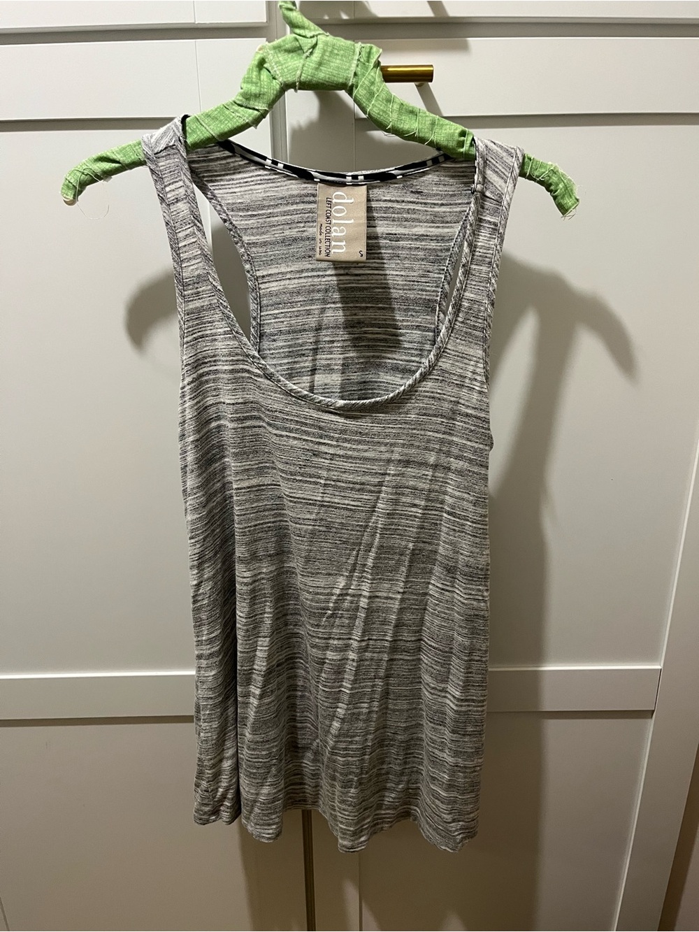 Anthropologie Gray Marled Racerback Tank- Dolan Brand